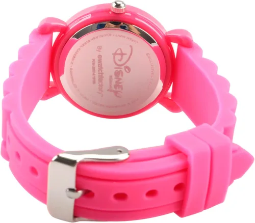 Vista 2 de Disney Minnie Mouse - Reloj analógico de cuarzo para niños, Rosado