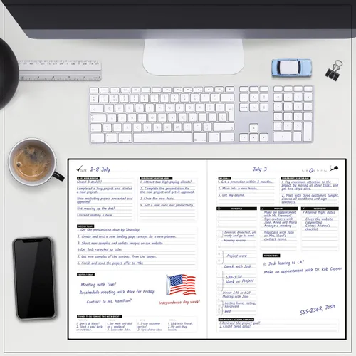 Vista 6 de Agenda diaria – Agenda de vida profesional, calendario y diario de gratitud para aumentar la productividad, gestión del tiempo y felicidad – Tapa
