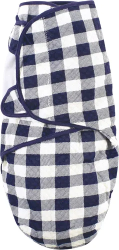 Vista 4 de Hudson Baby Envoltura de algodón acolchada unisex para bebé, 3 unidades, bosque de niños, 0-3 meses