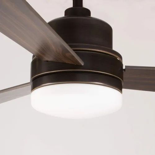Vista 8 de Progress Lighting Trevina Collection - Ventilador LED de 52 pulgadas con 3 aspas, bronce
