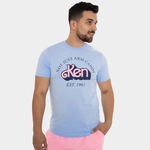 Vista 2 de Barbie Camiseta Hombre Camiseta Ken para Hombre Camisetas de Algodón Ken para Hombre Producto Oficial
