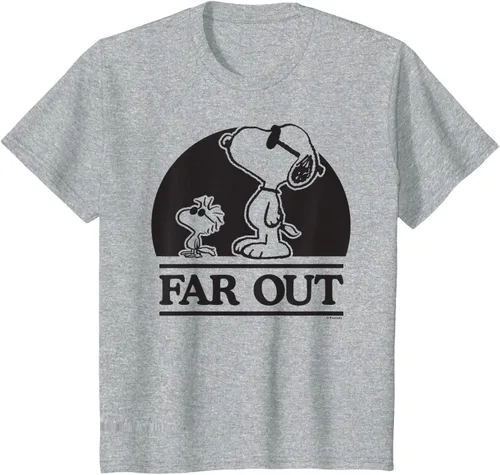 Vista 33 de Peanuts Woodstock 50th Anniversary Far Out Snoopy - Camiseta Blanco