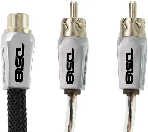 Vista 5 de Conector RCA Y 1 hembra a 2 machos - 100% cobre OFC - Negro y rojo - Nivel 3 por HQRCA-1F2M