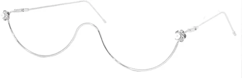 Vista 9 de Naimo Gafas de sol cristalinas brillantes de la mitad del marco de las gafas de sol del Rhinestone Marco de oro con diamantes de imitación