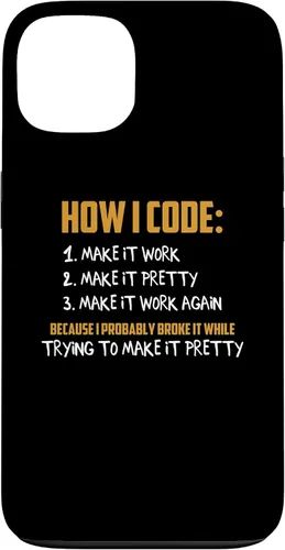 Vista 7 de iPhone 16 How To Code Funny Computer Programmer Coding Geek Novelty Case