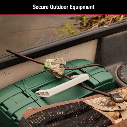 Vista 5 de Master Lock Python Trail Camera cable de seguridad camuflado ajustable, 8418KADCAMO-TMB