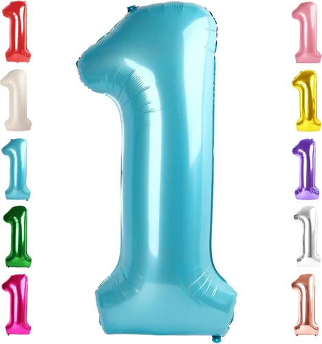 Vista 104 de Globos del números 0 de 40 pulgadas para formar los números 10, 20, 30, 40, 50, 60, 70, 80, 90, 100, para decoración de cumpleaños, bodas, eventos