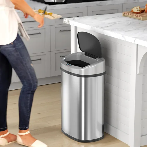 Vista 4 de SensorCan Cubo de basura automático, con sensor y sin necesidad de contacto directo, para cocina.