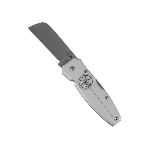 Vista 2 de Klein Tools 44007, cuchillo plegable ligero, mango de aluminio anodizado