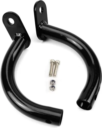 Vista 5 de Bolsas de sillín Bolsa de guardabarros Guard Eliminator Compatible con Harley Davidson Touring Electra Glide FLHT 1997-2008 (Cromo)