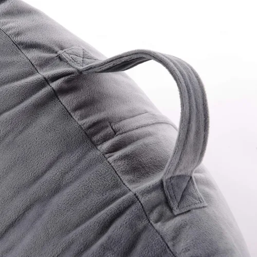 Vista 9 de Cheer Collection - Almohada de lectura y juego de espuma con reposabrazos y funda de terciopelo lavable