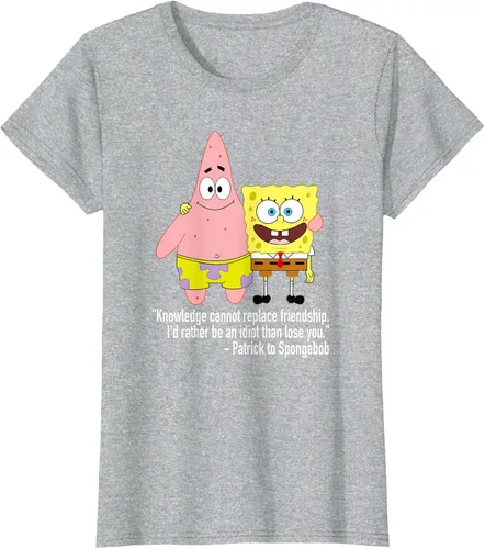 Vista 27 de Mademark x SpongeBob SquarePants - Patrick & SpongeBob - Camiseta de la amistad Asfalto