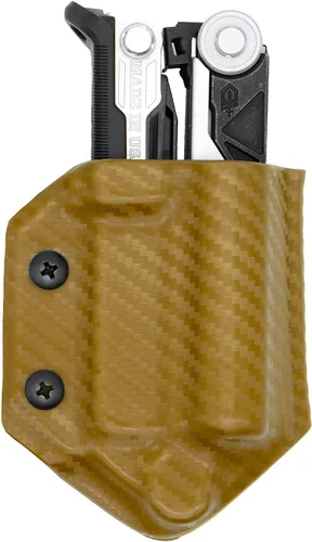 Vista 14 de Clip & Carry Kydex Funda multiherramienta para Gerber Center-Drive con soporte de sidecar opcional ~ Fabricado en Estados Unidos