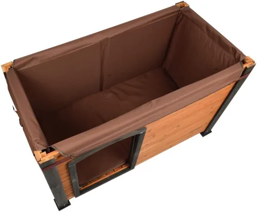 Vista 7 de PRECISION PET productos juego de aislamiento para casa de perro estilo cabina - Lavable a máquina - Grande