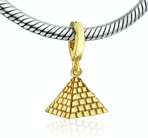 Vista 2 de Abalorio de plata de ley 925 que se adapta a pulseras y collares Pandora y más bricolaje