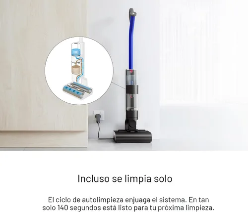 Vista 5 de Dyson WashG1 Limpiador Húmedo (Negro Mate/Azul Ultra)