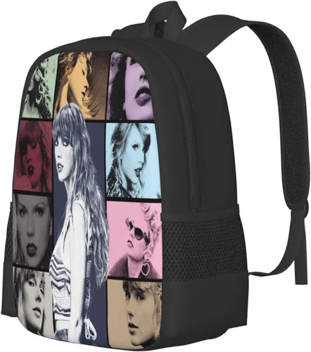 Vista 2 de STUBBORNE Singer Casual Mochila Moda Multifuncional Mochila Ligero Viaje Portátil Mochila Mujer Fan Regalo, Coloer-1, Mochilas de viaje