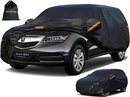 Vista 72 de Kayme Cubierta de auto SUV de 7 capas ajuste personalizado para BMW X1 (2009-2025), impermeable, para todo tipo de clima, para automóviles, cubierta