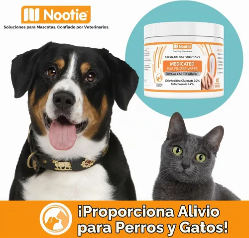 Vista 6 de Nootie Toallitas medicinales para el dedo del oído con clorhexidina