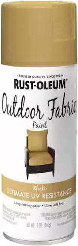 Vista 11 de Rust-Oleum - Pintura para tela para exteriores, rojo chile, 12 onzas Rojo (Chili Red)
