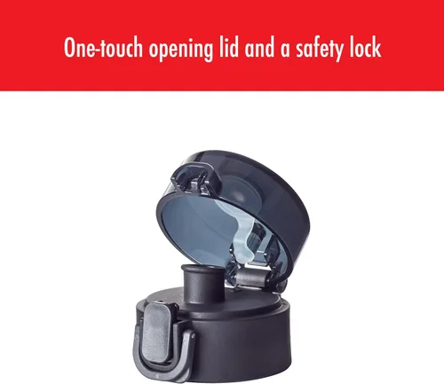 Vista 3 de ZWILLING Botella de agua Tritan de 24 onzas, color negro