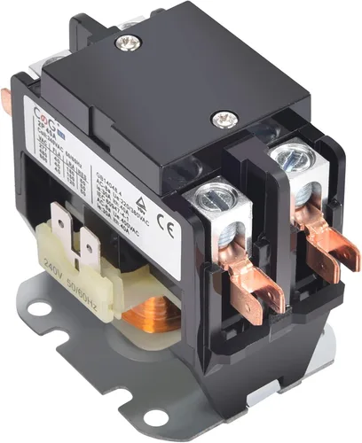 Vista 11 de Contactor de aire acondicionado de 2 polos 30 A 24 V, Contactor del condensador Contactor del compresor..