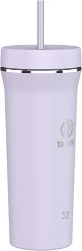 Vista 8 de Takeya 32 oz Stainless Steel Insulated Tumbler with Straw Lid, Premium Quality, Sweatproof