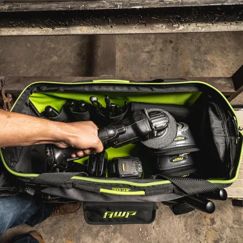 Vista 18 de Bolsas de herramientas AWP, bolsa de herramientas premium, negra, bolsa de herramientas duradera, para profesionales y contratistas
