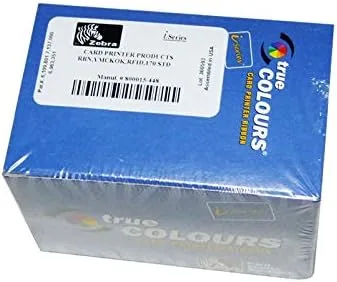 Vista 5 de 800015-448 YMCKOK Cinta de color para Zebra P420I P520I P430I Impresora 170 impresiones