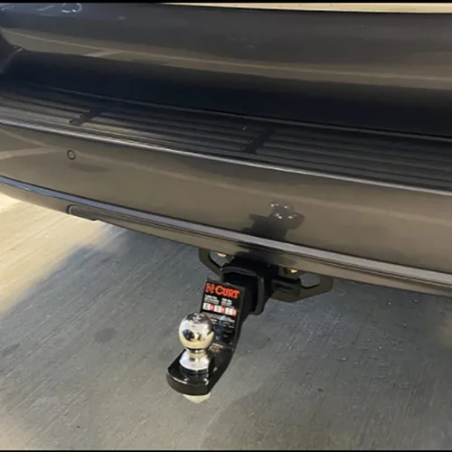 Vista 4 de Enganche de remolque, receptor de enganche de remolque de parachoques trasero de 2 pulgadas, se adapta a Lexus GX460 seleccionados
