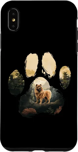 Vista 7 de Funda para iPhone 15 Chow Chow Mountain Paw Design Dog Mom Dad