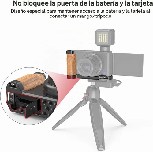 Vista 3 de SMALLRIG Soporte en forma de L con zapata fría para cámara digital Sony ZV1 - 2936