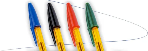 Vista 4 de BIC Cristal Fine Bolígrafo Pack de 4 Negro
