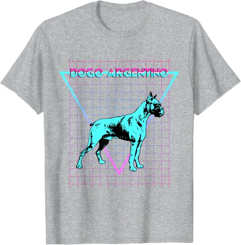 Vista 7 de Dogo Argentino - Camiseta con diseño de perro argentino, Negro