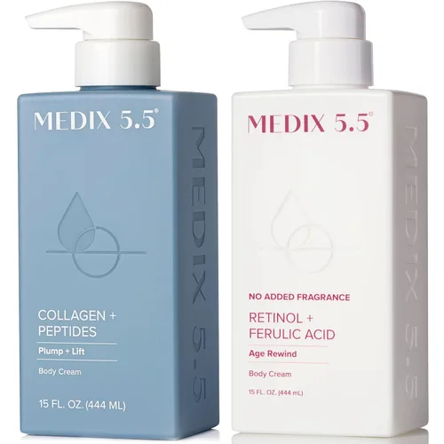 Vista 33 de Medix 5.5 Crema hidratante reafirmante con loción corporal de retinol Tratamiento para el cuidado de la piel crepey Crema corporal con retinol