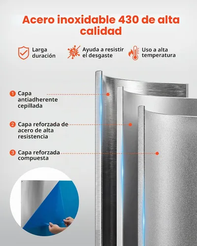 Vista 4 de VEVOR Protector contra salpicaduras de acero inoxidable de 30 x 24 pulgadas para estufa, protector de salpicaduras ultra plano, protector de pared