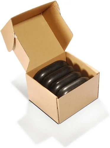Vista 12 de Master Massage Kit de piedra de masaje caliente de basalto en forma de hongo con punto de gatillo, punto de presión y herramientas de acupresión