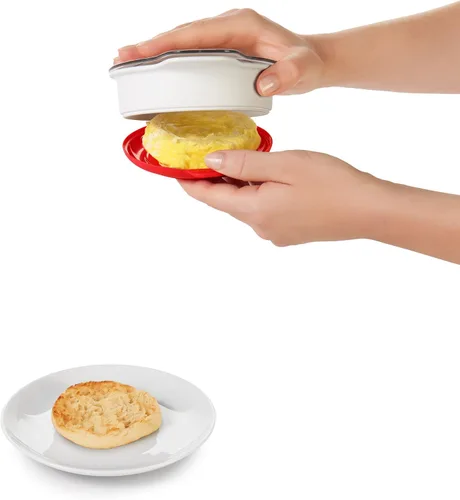 Vista 2 de OXO Good Grips Cocedor de huevos para microondas, blanco