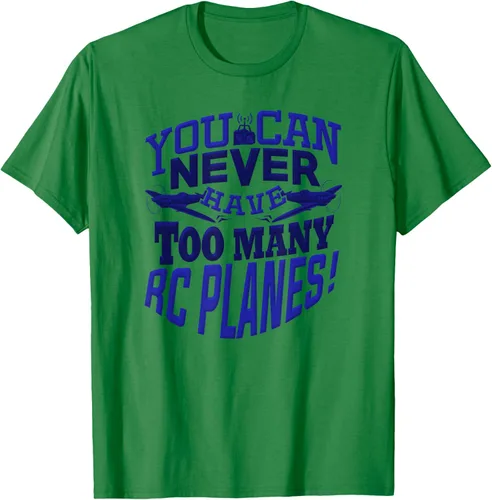 Vista 5 de RC Plane You Can Never Have Too Many RC Aviones Hobby Lover - Camiseta, gris, S