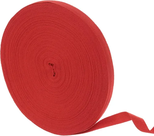 Vista 14 de uxcell Cinta de sarga de algodón de 50 yardas, cinta de espiga de 3/8 pulgadas para coser ropa, manualidades (azul)
