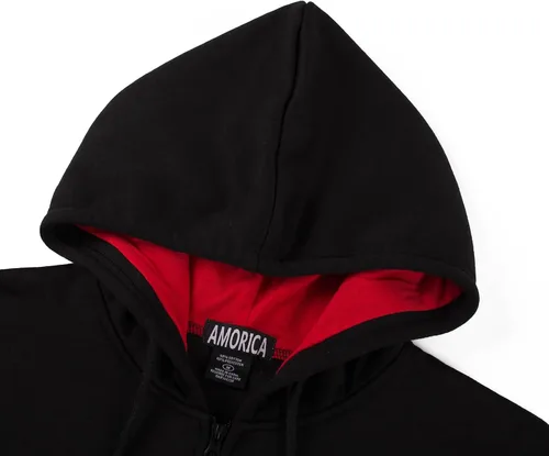 Vista 3 de ANGELA BEBE Conjunto deportivo para hombre, 2 piezas, sudadera con capucha y sudadera para hombre