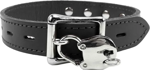 Vista 14 de Atlas I Collar Lambskin Latigo Leather Handmade O-Ring Leather Collar