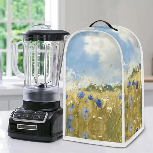 Vista 31 de Aztec Cow - Funda para batidora de girasoles con mango superior, ligera, lavable, para cocina, cafetera, decoración de procesadores de alimentos