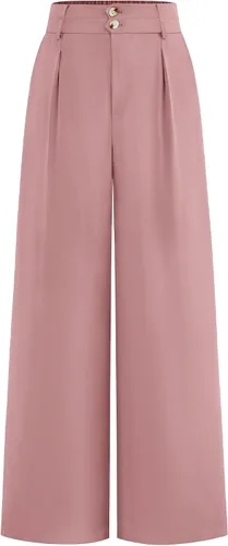Vista 16 de BTFBM Pantalones de vestir de pierna ancha para mujer, trajes casuales de Negro
