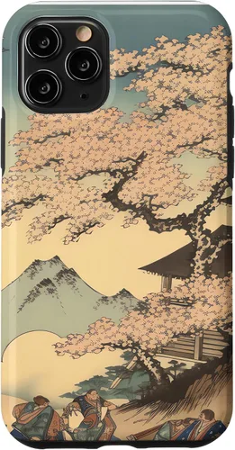 Vista 10 de iPhone 15 Renaissance Rumble Sumo in Blossom Glory Power and Petals Case