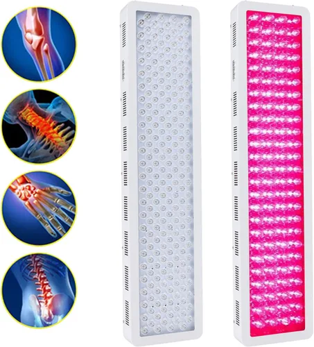 Vista 3 de Terapia de luz roja para cuerpo, lámpara de terapia de luz infrarroja roja LED dispositivo de luz infrarroja 1000 W 110 V para alivio del dolor