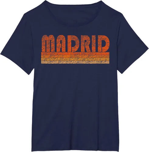 Vista 16 de clásico Retro Madrid playera, hombre 3XL, Asphalt Negro
