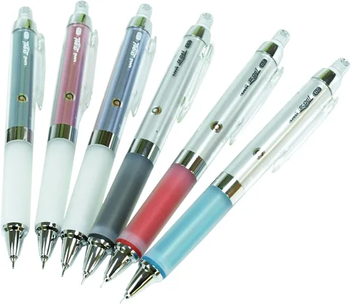 Vista 8 de Portaminas Uni Alpha-Gel Kuru Toga, 0.5 mm, Cuerpo Lavanda (M5858GG1P.34)