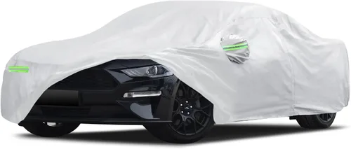 Vista 46 de Migaven Car Cover Custom Fit for Jeep Wrangler 2 Door 1987-2026 JK JL CJ YJ TJ, Waterproof Rain Sun Protection with Door Zipper & Inner Cotton