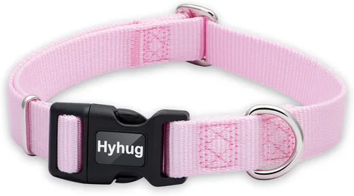 Vista 21 de Hyhug Pets - Collar clásico para perros de la colección regular de color sólido (S, negro)